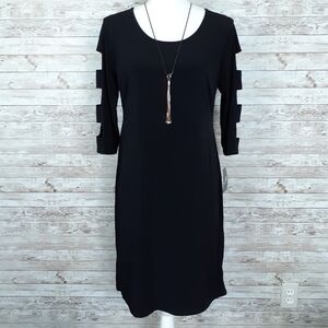JM Collection Dress Cutout Sleeves Necklace 647